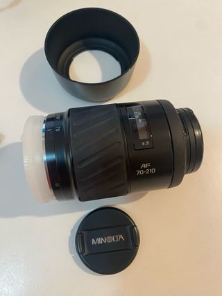 Cámara Minolta Dynax 3xi + Objetivo AF 70-210