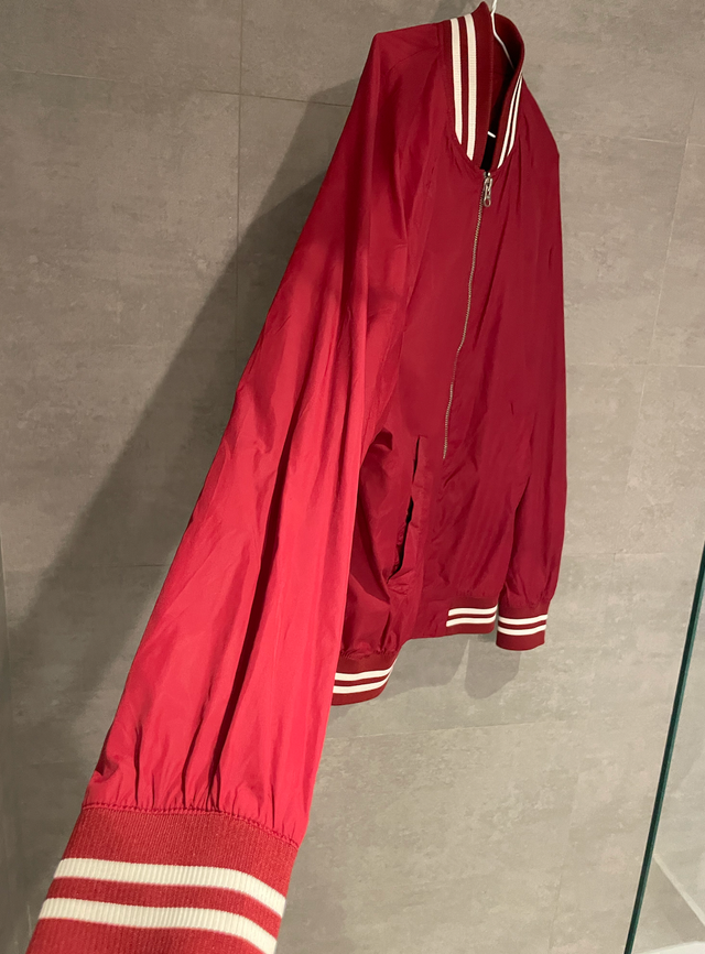 Sudadera Bomber Roja H&M