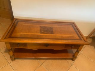 Mesa de centro italiana madera
