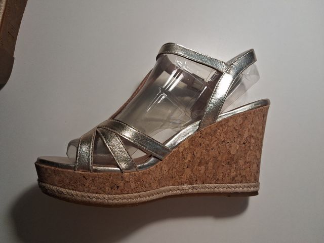 Sandalias Plataforma UGG Doradas