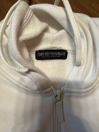 Felpa Emporio Armani bianca