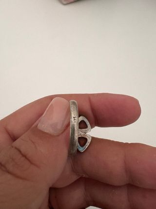 Anillo Plata de Ley y Ámbar en Flor