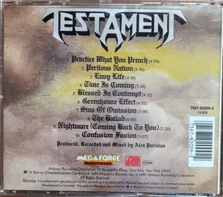 CD TESTAMENT - PRACTICE WHAT YOU PREACH