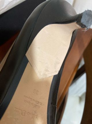 Zapatos Massimo Dutti Talla 38 Negros