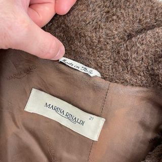 Cappotto Marina Rinaldi Alpaca Lana M