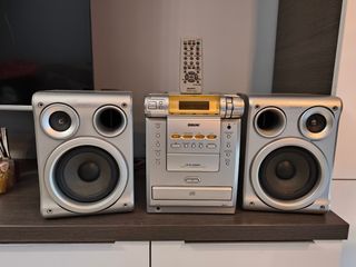 Equipo Hi-Fi Sony Compacto Plata