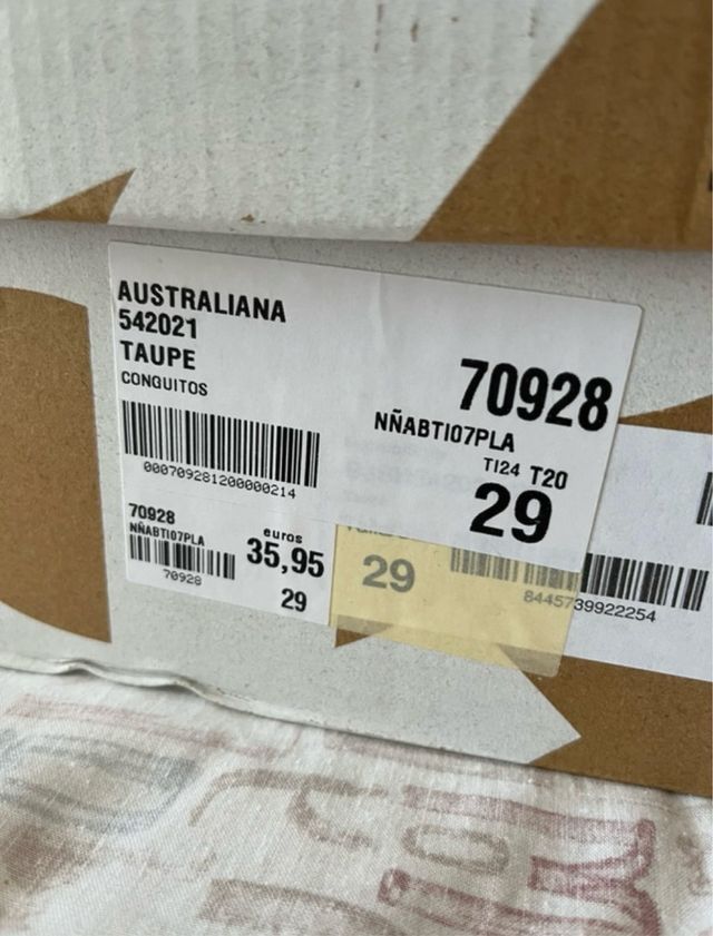 Botas de pelo para niña