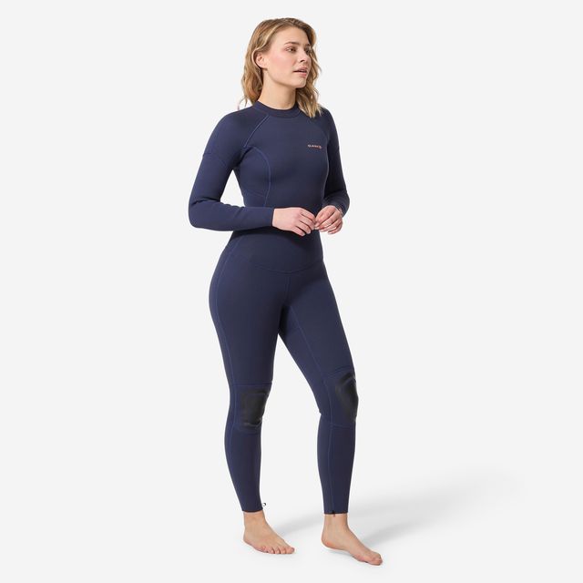 Neopreno Surf Mujer agua cálida Olaian 100 Azul Marino 2/2
