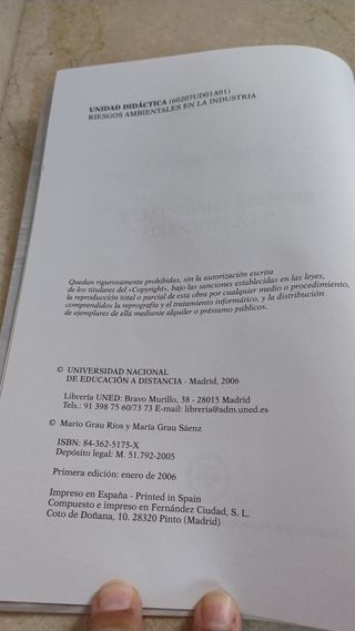 Riesgos medioambientales en la industria