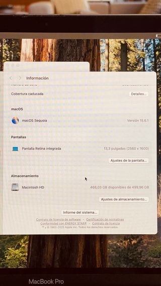 MacBook Pro 13 2018 Plata