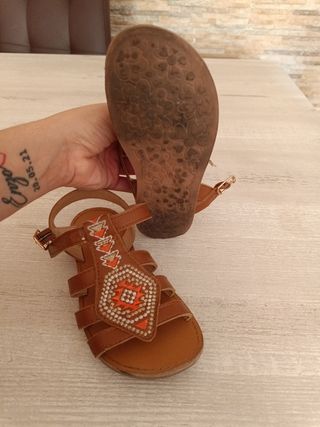 Sandalias Inextenso Talla 29 Marrones