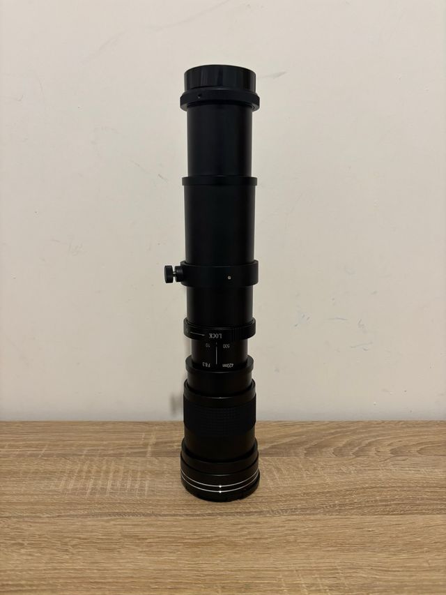 Objetivo Jintu 420-800mm + Duplicador 2X