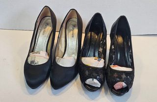 Lote 2 pares zapatos mujer talla 38