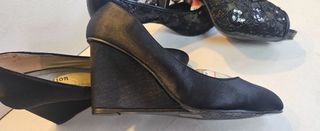 Lote 2 pares zapatos mujer talla 38