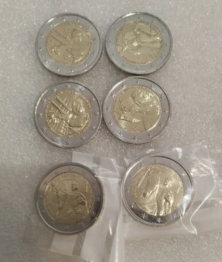 Lote 14 monedas conm 2€ - Reserva Leire D.
