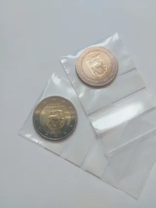 Lote 14 monedas conm 2€ - Reserva Leire D.