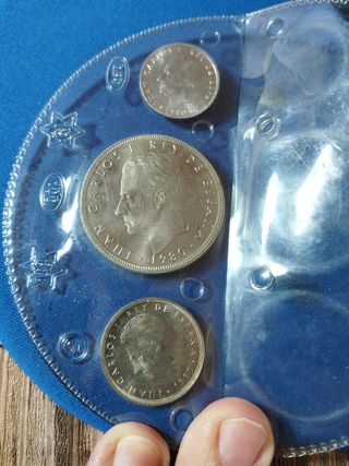 Conjunto 3 monedas Mundial 82 España