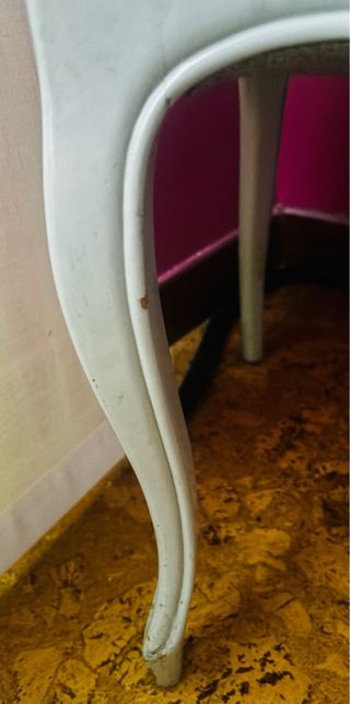 2 Sillas Isabelinas Gris y Azul