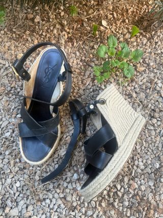 Sandalias YSL negras