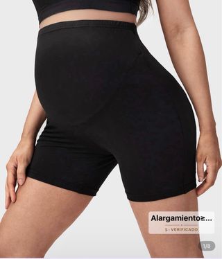 Mallas ciclista premamá negras