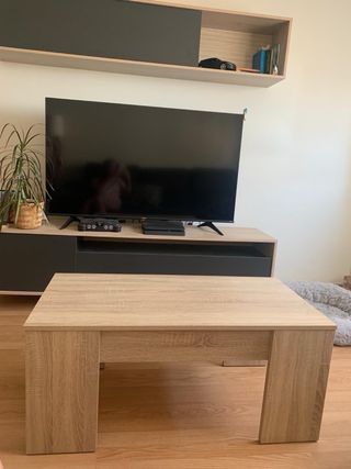 Mesa de centro elevable para salón