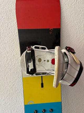 Tabla y fijaciones Snowboard Burton Custom