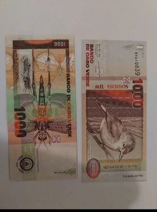 Billete 1000 Escudos Cabo Verde