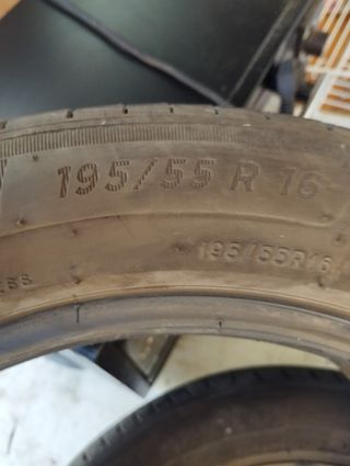 2 Neumáticos Michelin 195/55 R16