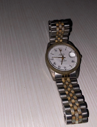 Reloj Rolex Hombre Oro y Plata