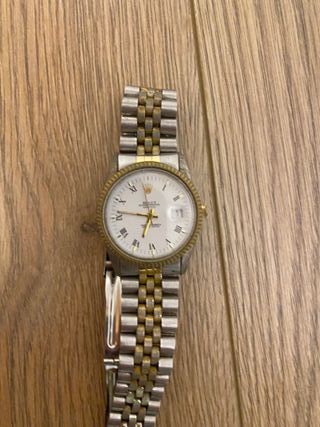 Reloj Rolex Hombre Oro y Plata