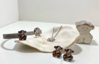 Conjunto de Joyas Oso Multicolor