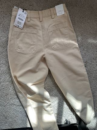 Pantalones Zara Beige