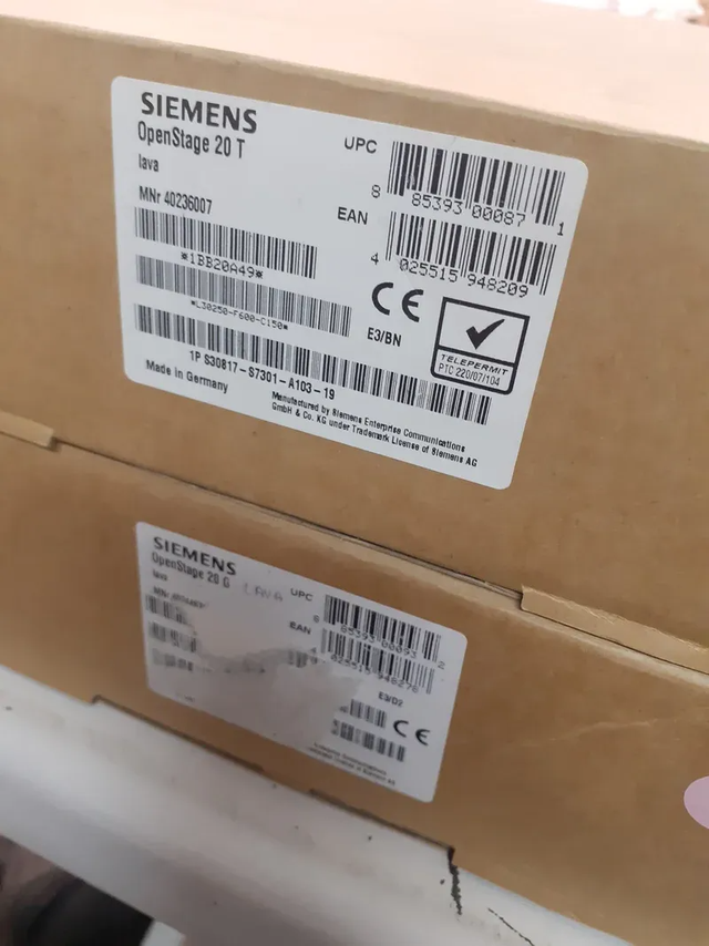 Teléfono Siemens Openstage 20 Negro