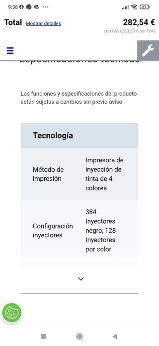 Impresora Epson WF-7515 A3 Escáner precio negociab