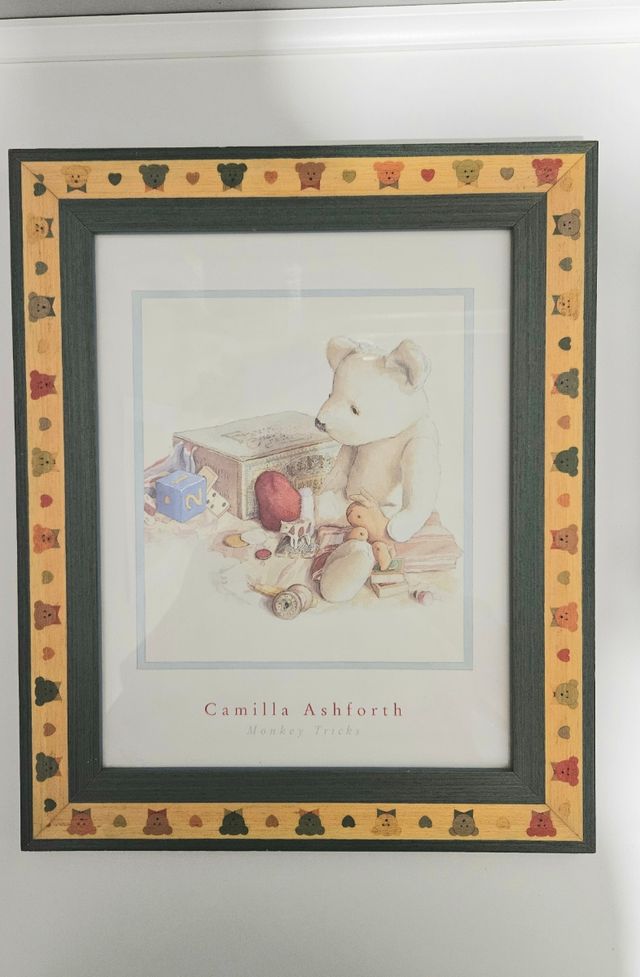 2 Cuadros Decorativos Bebé Ositos