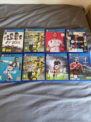 Pack Juegos PS4 FIFA + F1 + PES