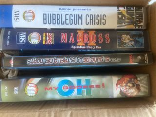 Lote 3 VHS Anime y DVD