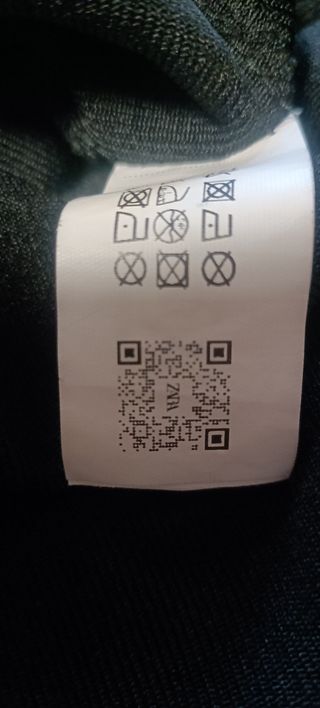 Abito lungo nero Zara over