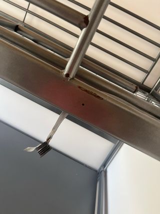 Cama Alta con Escritorio (Ikea Svarta)