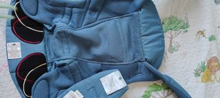 Mochila Porteo Ergobaby Adapt Azul+ funda invierno