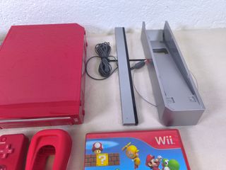 Nintendo Wii Roja + Super Mario Bros Wii