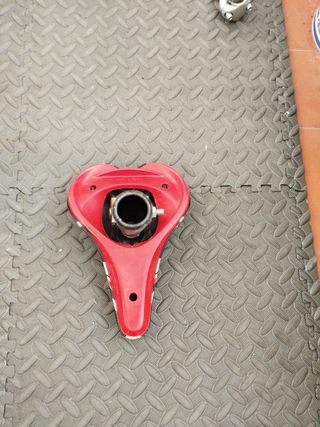 Sillín Bici Infantil Negro/Rojo