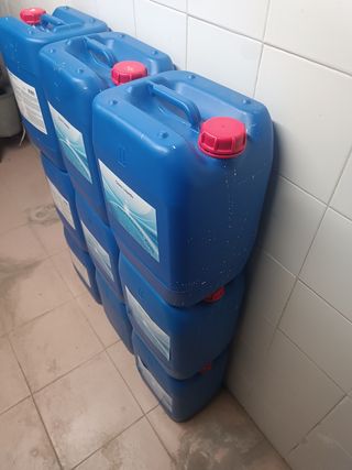 Garrafas azules 20L para líquidos pack de 10