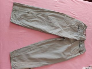 Pantalón cropped verde