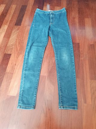 Pantalones vaqueros tiro alto niña Zara