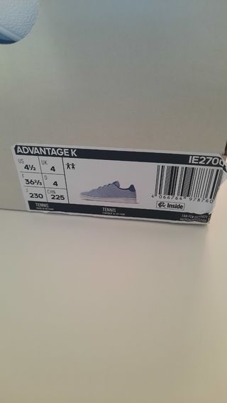 Adidas Advantage K niño talla 36.5