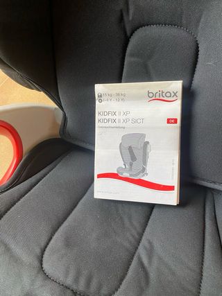 Silla Britax Romer Kidfix II SICT Negra
grupo 2-3