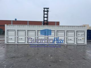 Contenedor marítimo 40 pies High Cube con 8 puerta