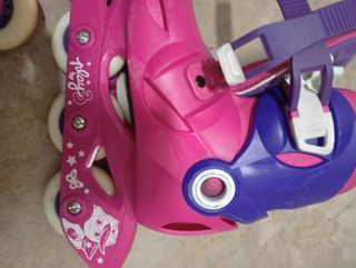 Patines Oxelo niña rosa y morado