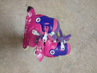 Patines Oxelo niña rosa y morado